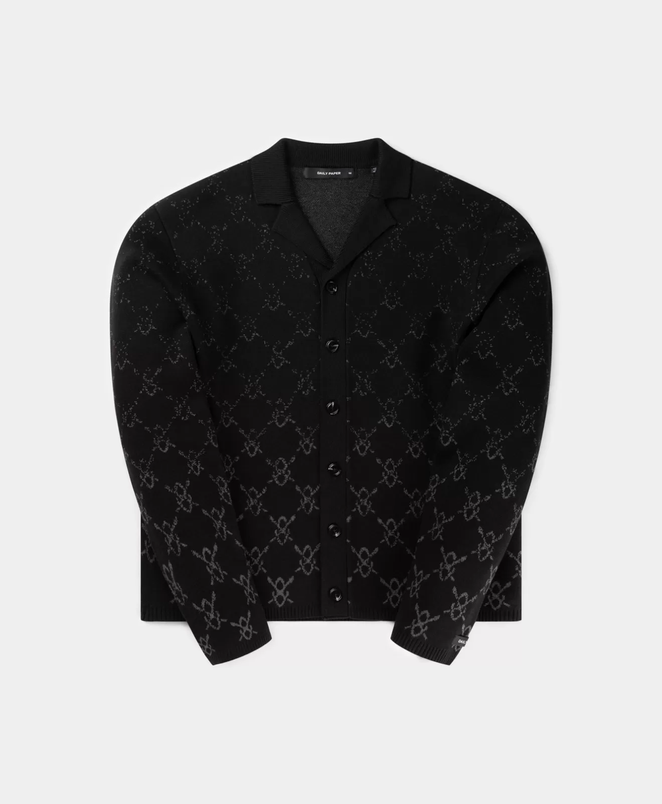 Hot Black Kirabo Gradient Knit Boxy Cardigan Hoodies & Sweaters | Knitwear