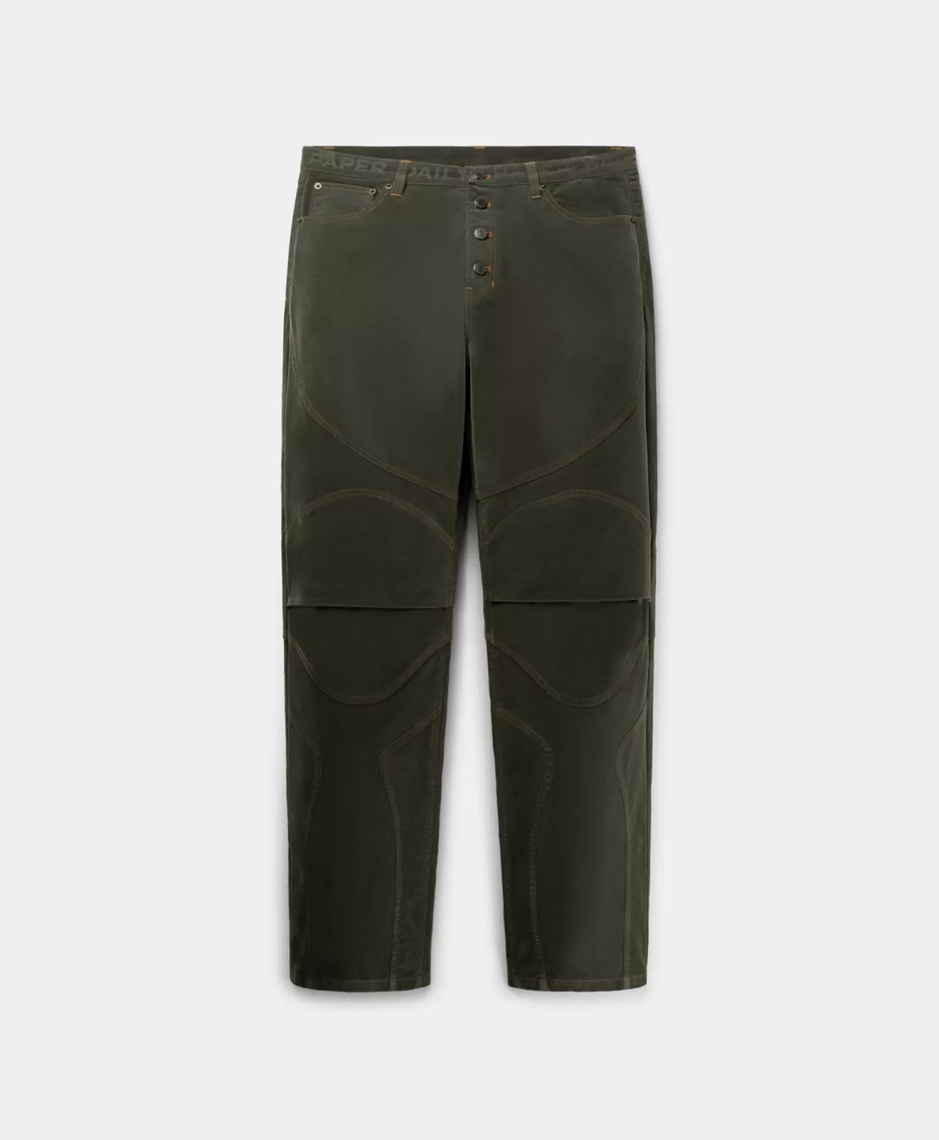 Best Sale Cardamom Green Territory Velvet Jeans Pants | Pants